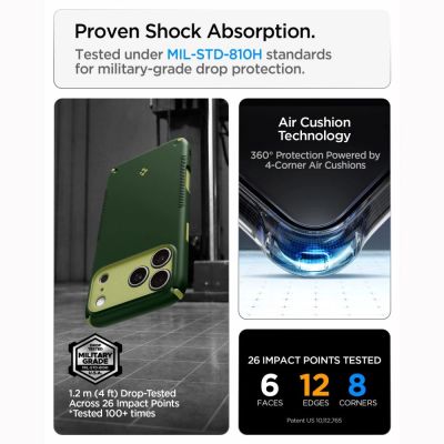 12. Spigen Nano Pop MagSafe Case for iPhone 18 Pro / 17 Pro - Green