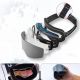 3. Qunature Black Frameless Ski Goggles - Black