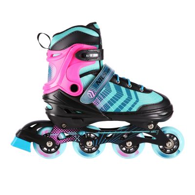 3. NH18192A 4in1 BLACK-PURPLE SIZE M(34-38) ROLLER SKATES WITH HOCKEY SLEEVE NILS EXTREME