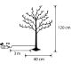 6. DECORATIVE TREE 150 LED 120 CM WHITE