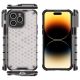 16. Honeycomb case for iPhone 14 Pro armored hybrid cover transparent