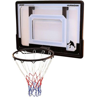 3. BASKETBALL BACKBOARD 82X58CM WITH RIM 38CM HURRICANE