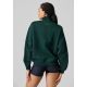 3. CASALL Comfy Full Zip Sweater, green