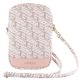 2. Guess Zip GCube Bottom Stripe phone bag - pink