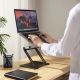 15. Wozinsky WRS-CPY75DSB Aluminum Laptop and Tablet Stand + Free Smartphone Stand - Black