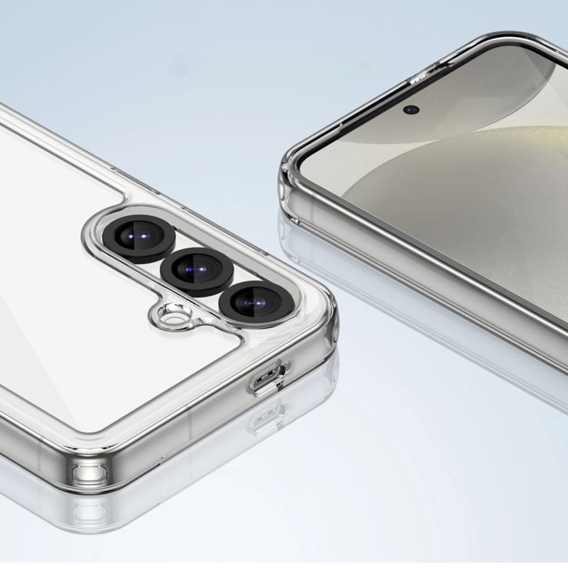5. Outer Space Case with Gel Frame for Realme 14 5G - Transparent