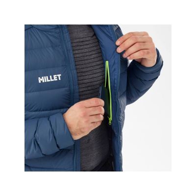 9. MILLET M Kamet Down Hoodie Jacket Navy Blue
