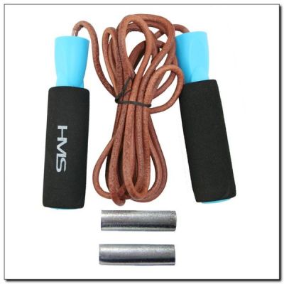 2. HMS SK17 Leather Skipping Rope 