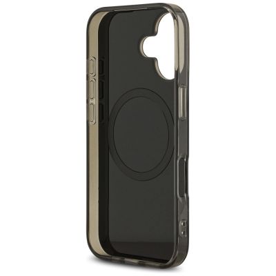 7. US Polo DH and Bottom Stripe Logo MagSafe iPhone 17 Case - Black