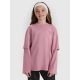 Oversized longsleeve with print for girls 4F 4FJRAW25TLONF543-54S