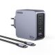 2. Ugreen Nexode Pro 160W GaN Charger with USB-C Cable Universal Black, Gray AC Fast Charging Internal