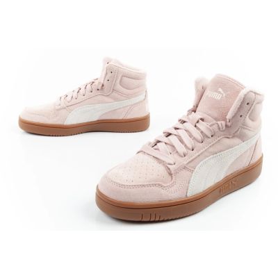 8. Puma Reb-L Mid women's sports shoes powder pink ankle boots for winter