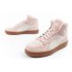 8. Puma Reb-L Mid women's sports shoes powder pink ankle boots for winter