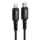 8. Acefast C4-01 Lightning - USB-C PD cable 30W 3A 480Mb/s 1.8m - black