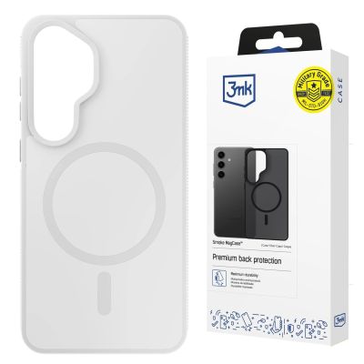 31. 3mk Smoke MagCase for Samsung Galaxy S25 - white-transparent