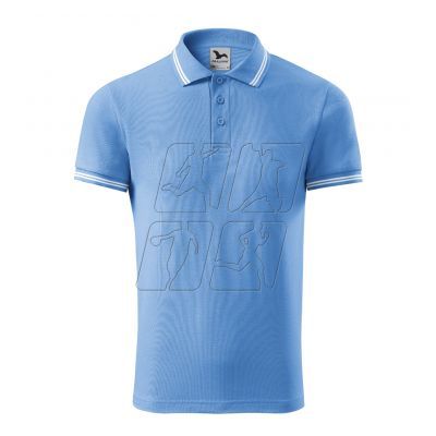 3. Malfini Urban M MLI-21915 blue polo shirt