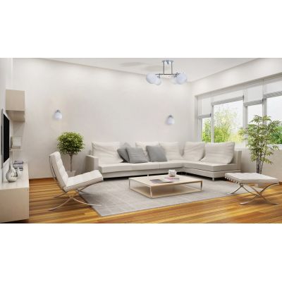 2. Classic chandelier ceiling hanging lamp Activejet IRMA Nickel 5xE27 for the living room