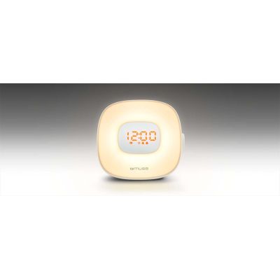 3. Muse Light ML-198 CR Clock Radio, White