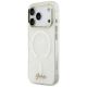 2. Guess IML Shell Script Metal MagSafe Case for iPhone 17 Pro Max - White