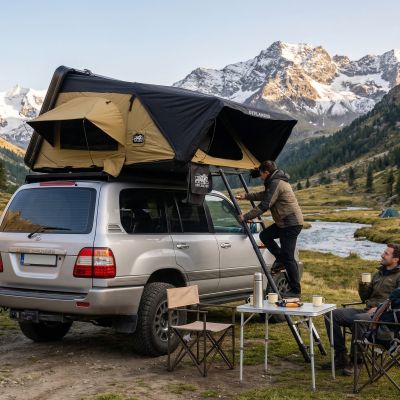 41. Offlander Fold 4 Sand Rooftop Tent OFF-FOLD4-SAND