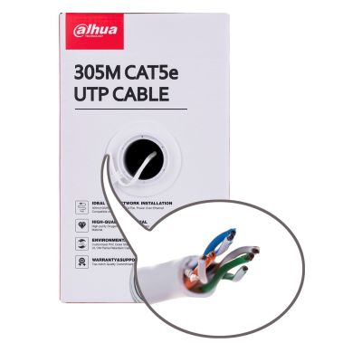 8. Dahua Technology PFM920I-5EUN 305m Cat5e U/UTP (UTP) network cable
