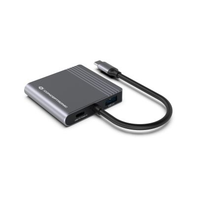 9. Conceptronic DONN13G Docking Station Wired USB 3.2 Gen 1 (3.1 Gen 1) Type-C Gray
