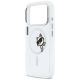 6. Karl Lagerfeld IML Peekaboo MagSafe Case for iPhone 17 Pro - Clear
