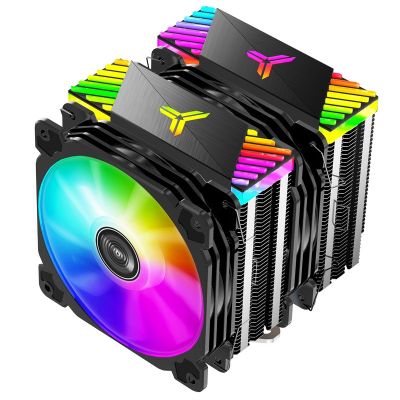 18. Jonsbo CR-2000GT CPU cooler with radiator and 12 cm fan, black, 1 pc.