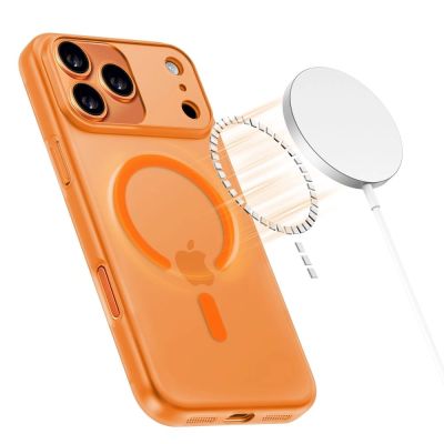 3. Tech-Protect Magslim MagSafe Case for iPhone 17 Pro - Orange