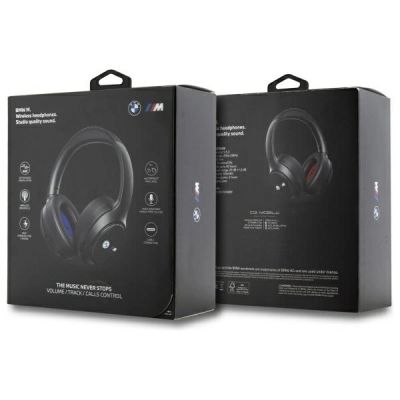 5. BMW Encmetal Logos Bluetooth ANC Over-Ear Headphones - Black