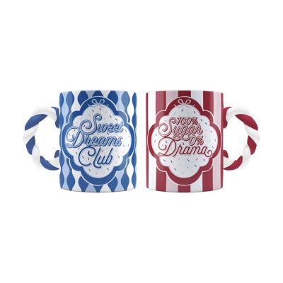 2-Piece Mug Set NCANDY007 BIALETTI