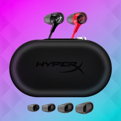 11. HyperX Cloud Earbuds II RED