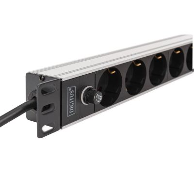 3. Digitus DN-95437 PDU Power Distribution Unit 9 x Network Sockets 1U Black, Silver