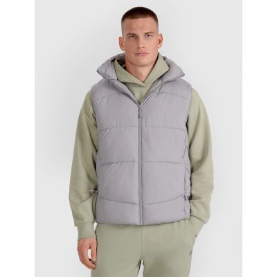 Men's down vest with synthetic filling 4F 4FRAW25TVJAM295-25S