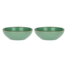 Set of 2 Concerto Verde Acqua Salad Bowls - Mint, 26 cm