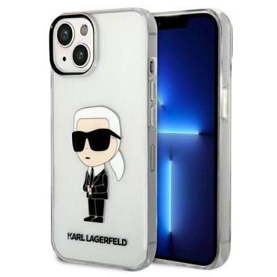 Karl Lagerfeld Ikonik Karl Lagerfeld Case for iPhone 13 / 14 / 15 - Transparent