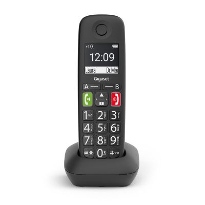 2. Gigaset E290HX Analog/DECT Telephone Caller Name and ID Black