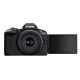 15. Canon EOS R50, Black + RF-S 18-45mm F4.5-6.3 IS STM Kit Mirrorless camera 24.2 MP CMOS 6000 x 4000 px Black