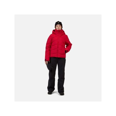 2. ROSSIGNOL W WISPILE RIPSTOP DOWN JKT women's ski jacket red