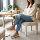 9. Leather platform sneakers, pink, Filippo DP7498