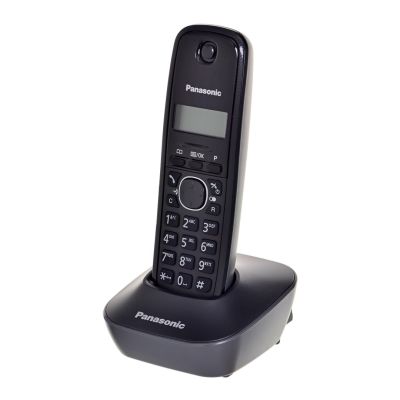6. Panasonic KX-TG 1611 PDH Black Cordless Telephone