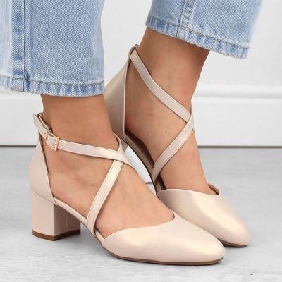 10. Sergio Leone W SK365B strappy sandals in pearl beige 