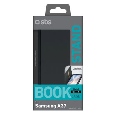 2. SBS Wallet Smooth Case for Samsung Galaxy A37 with Flip - Black