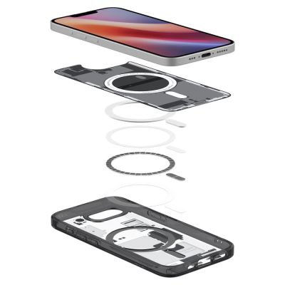 8. Spigen Ultra Hybrid MagSafe Case for iPhone 16e / 17e Zero One - Black