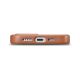 4. iCarer Case Leather Case Cover for iPhone 14 Brown (WMI14220705-BN) (MagSafe Compatible)