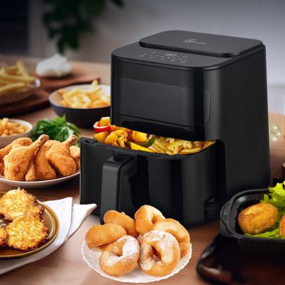 7. Extralink HOME AIR FRYER 5.2L EU SJ-520 Single 5.2L Hot Air Fryer Black