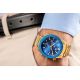 3. Men's Watch Giewont Chronograph Sapphire Gold Blue GW8720-B6