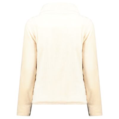4. Women’s Fleece Jacket Geographical Norway TICARINA OFF WHITE DB LADY 0124 (WZ8084F/GN-OFF WHITE)