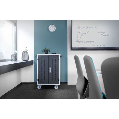 17. DIGITUS mobile cabinet on wheels for charging up to 30 notebooks/tablets up to 15.6"