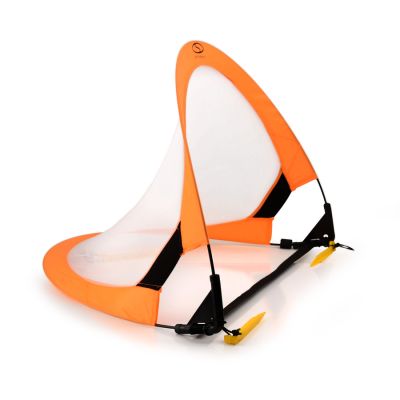 3. Pop-up soccer training goal - orange (S) 76x45x45 cm